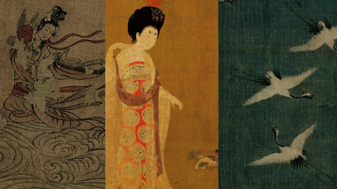 【辽宁省博物馆·藏】洛神赋图、簪花仕女图、瑞鹤图【国画之美】
